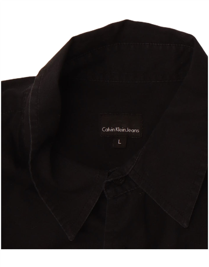 CALVIN KLEIN Herreskjorte Stor Sort