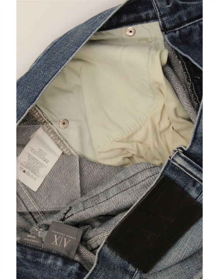Armani Exchange Herre løse jeans W32 L32 Blå Bomuld