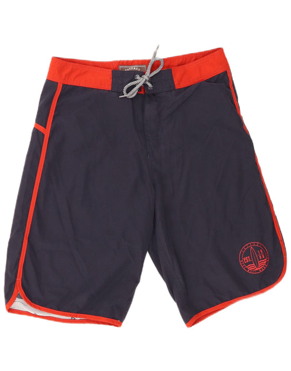 Billabong Badeshorts til mænd store marineblå colourblock bomuld