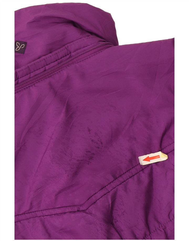 Prana polstret jakke til kvinder UK 16 Stor lilla polyester