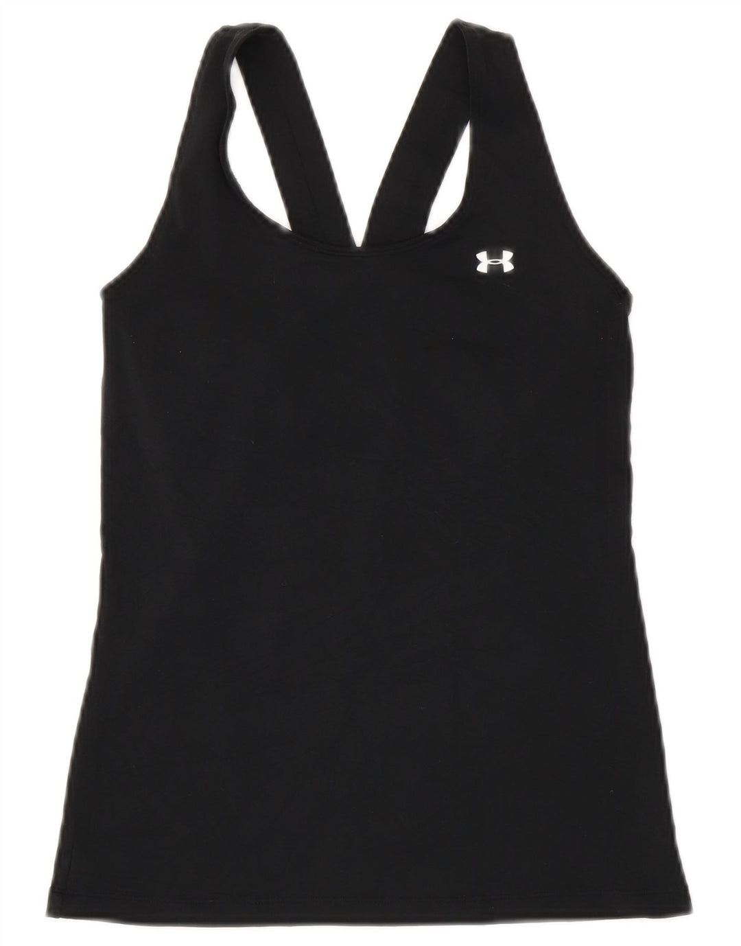 Under Armour Dame Heat Gear Vest Top UK 8 Small Black Polyester