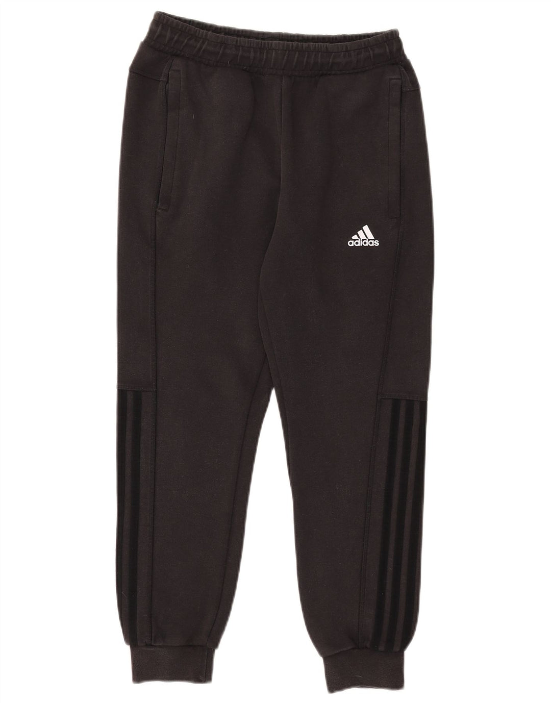 ADIDAS Træningsdragt til kvinder Joggers UK 10 Small Black Bomuld