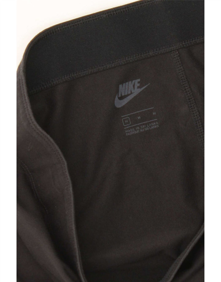 Nike Dame Grafiske Leggings UK 12 Medium Sort