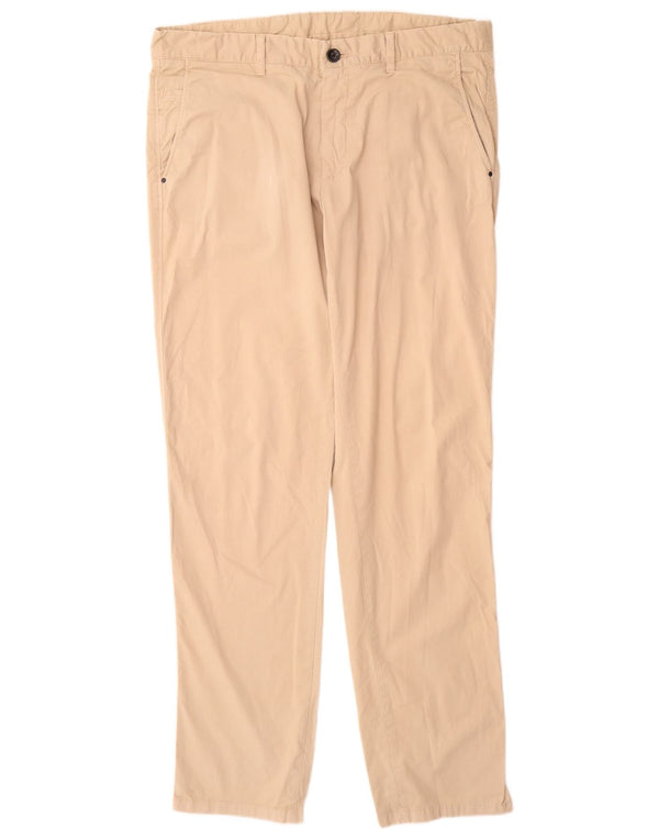 Massimo Dutti Herre Slim Chino Bukser EU 42 Large W32 L32 Beige