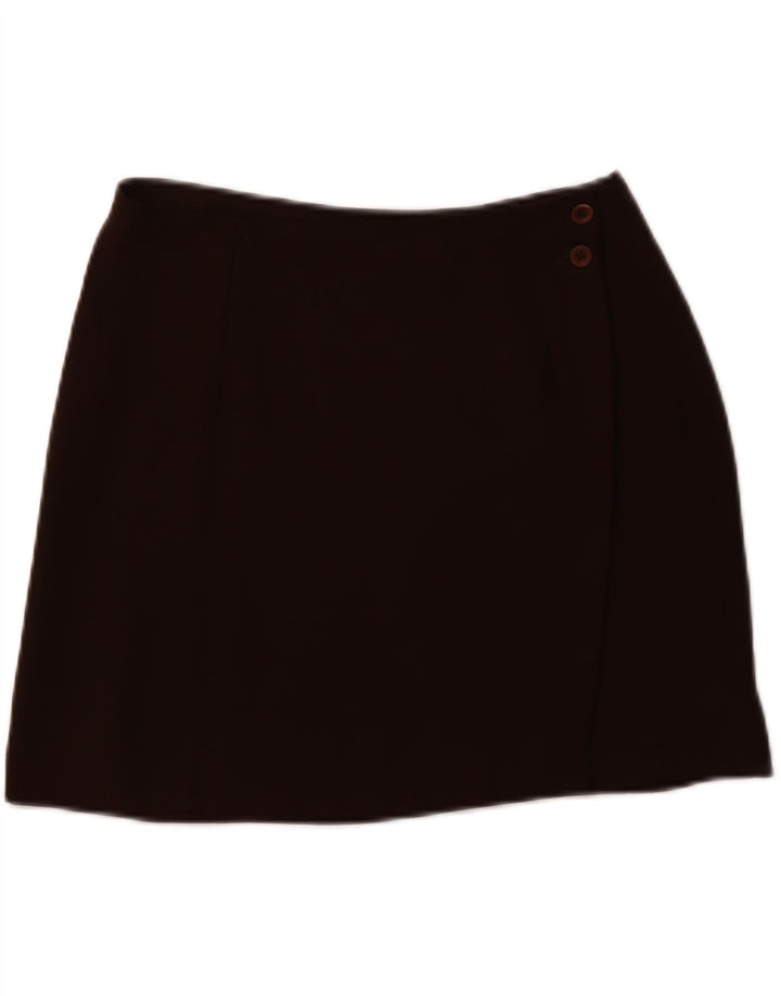 LE GROUP Womens Mini Skirt IT 44 Medium W28 Brown Polyester