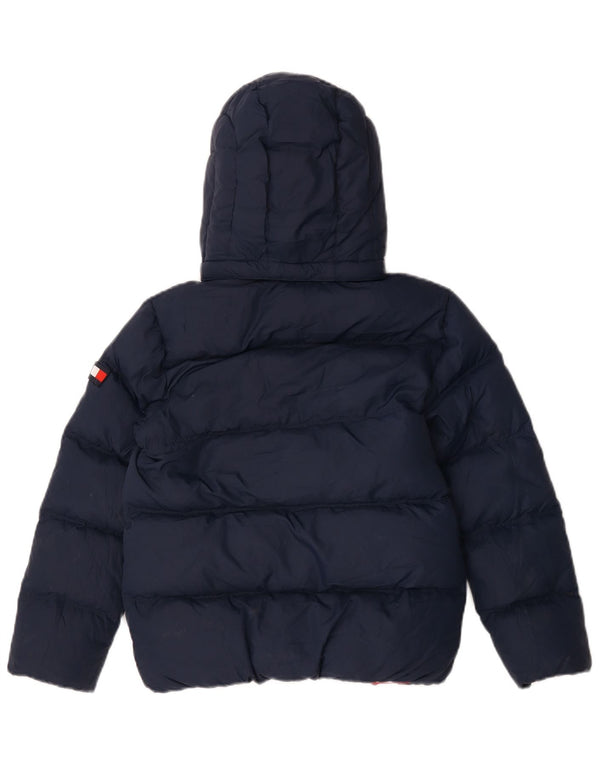 Tommy Hilfiger drenge hættepolstret jakke 9-10 år marineblå polyester