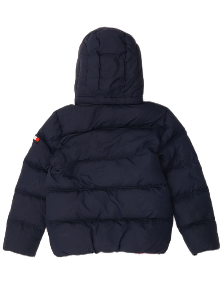 Tommy Hilfiger drenge hættepolstret jakke 9-10 år marineblå polyester