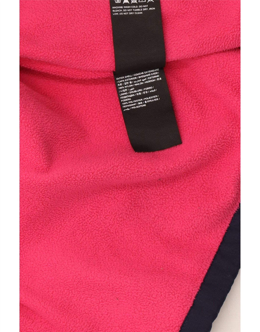 Superdry vindjakke til kvinder med hætte vindjakke UK 10 Small Navy Blue