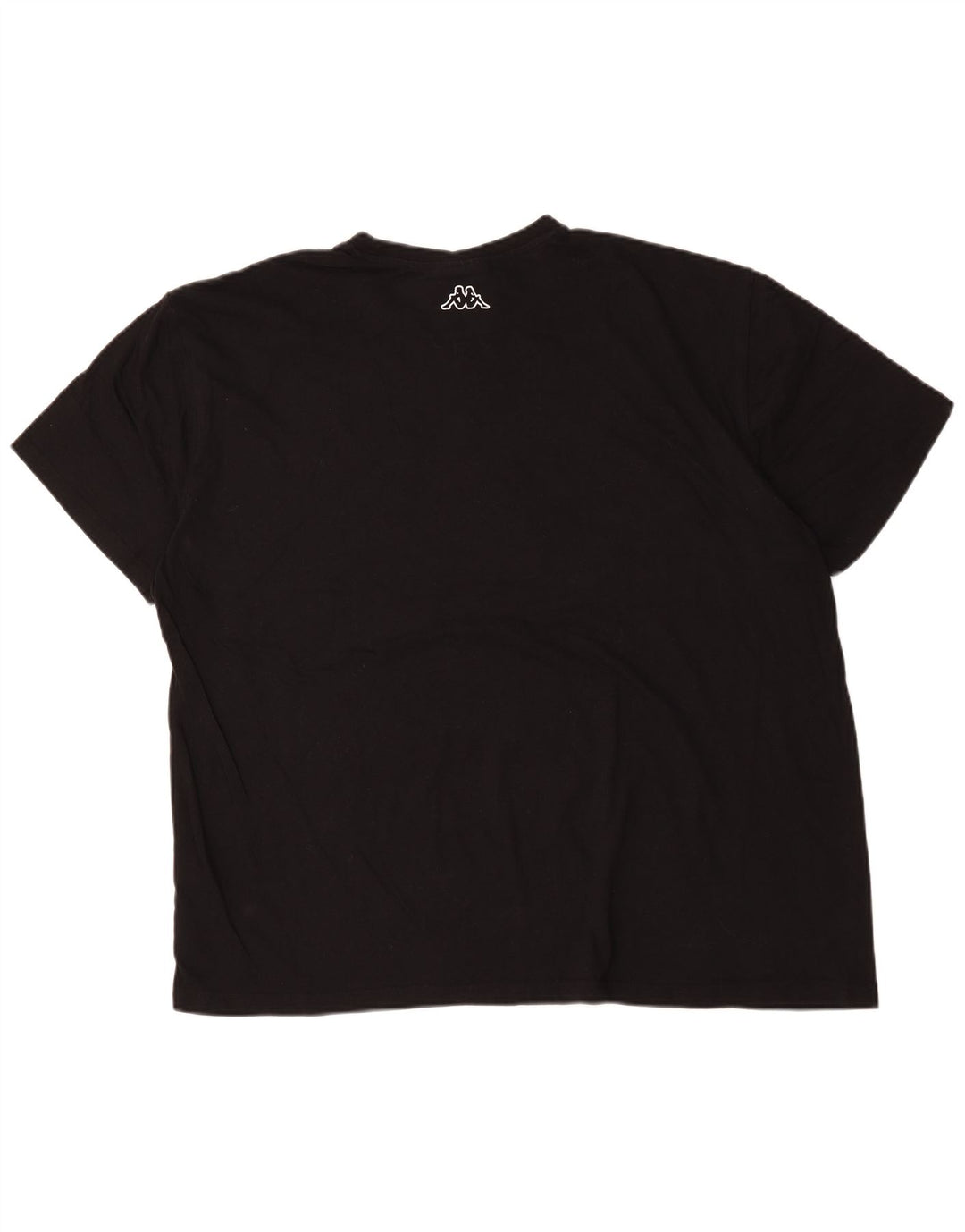 Kappa Herre Grafisk T-Shirt Top 4XL Sort Bomuld