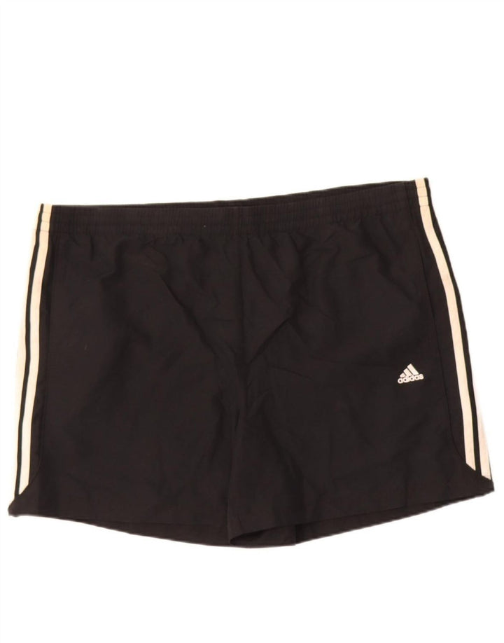 ADIDAS Womens Sport Shorts UK 18 XL Black Polyester