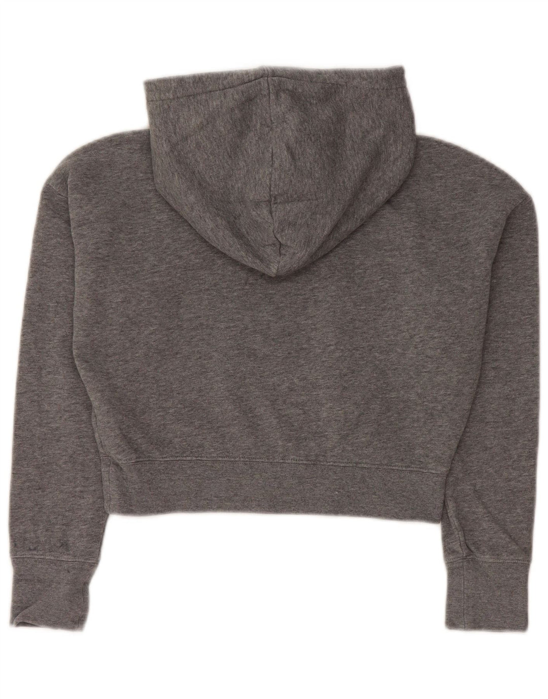 NIKE piger Crop grafisk hættetrøje 10-11 år mellem grå flækket