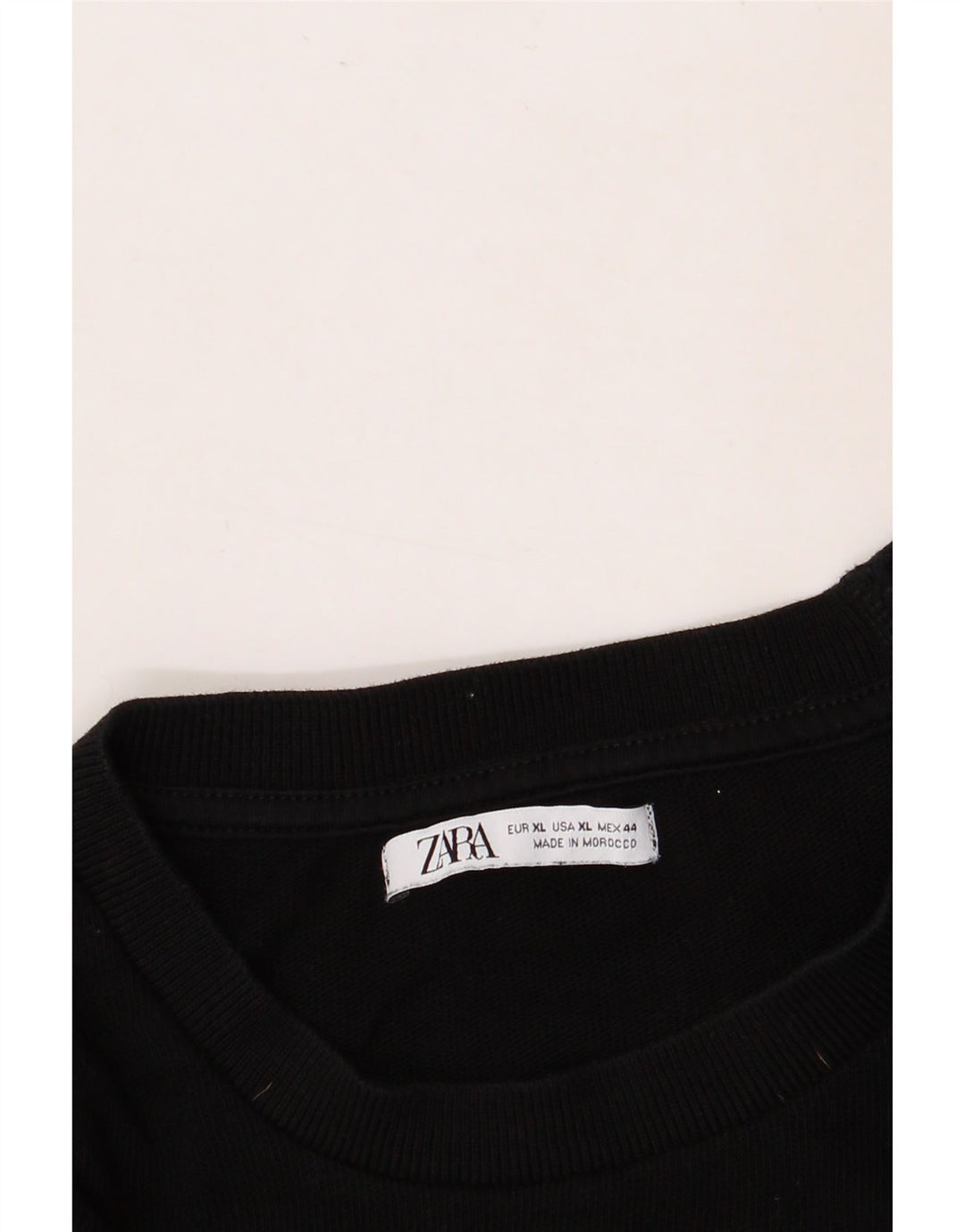 ZARA Herre T-Shirt Top XL Sort