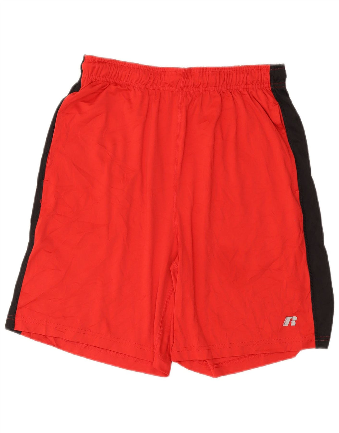 RUSSELL ATHLETIC Sportsshorts til mænd Medium Rød Colourblock Polyester