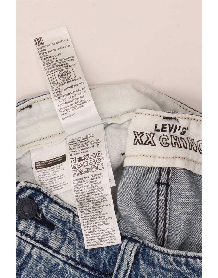 Levi's Dame Denim Chino Shorts W34 Stor Blå Bomuld