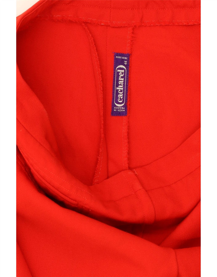 CACHAREL Womens Straight Casual Trousers IT 44 W30 L30 Red Vintage Cacharel and Second-Hand Cacharel from Messina Hembry 