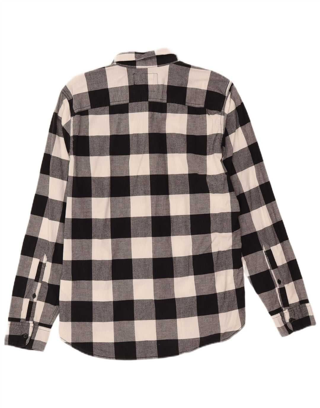 Hollister Herre Slim Fit Flanellskjorte Medium Sort Ternet Bomuld