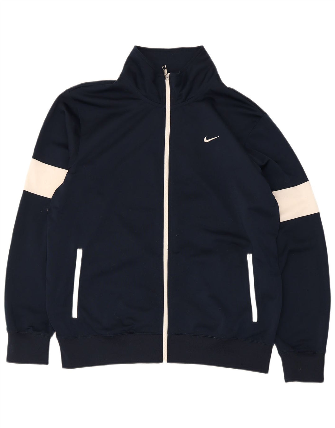 Nike Herre Regular Fit træningsdragt Topjakke Stor marineblå farveblok