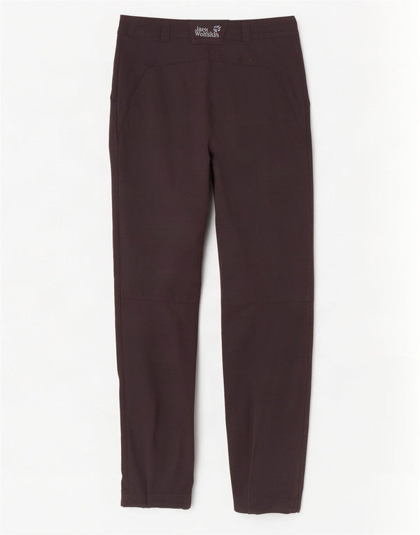 Jack Wolfskin Womens Cargo Windbreaker Trousers UK 8 Small W26 L30 Black
