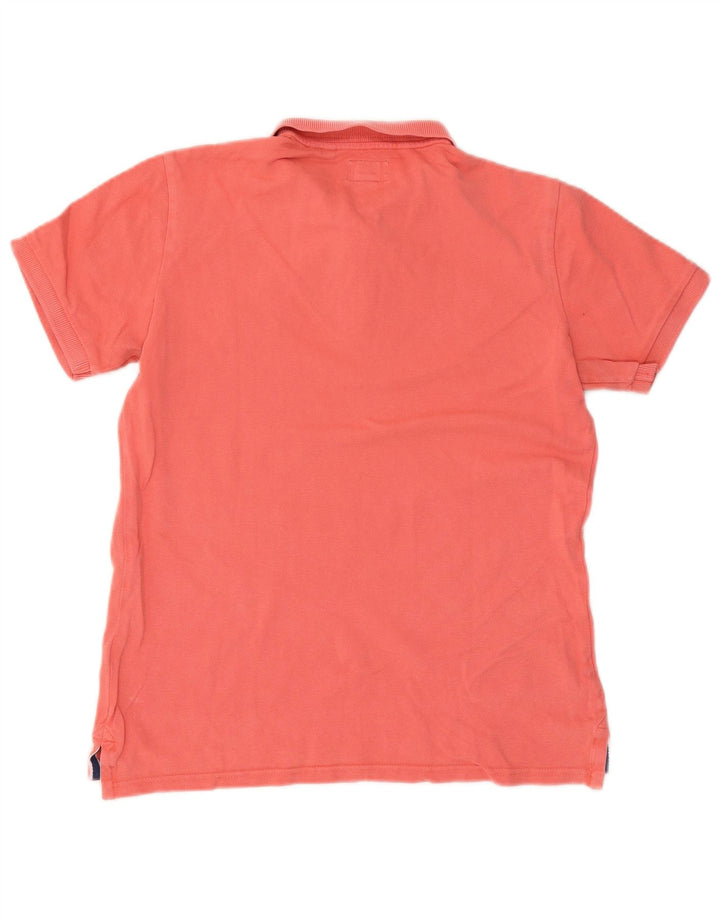 Superdry Poloshirt til mænd Medium Pink Bomuld