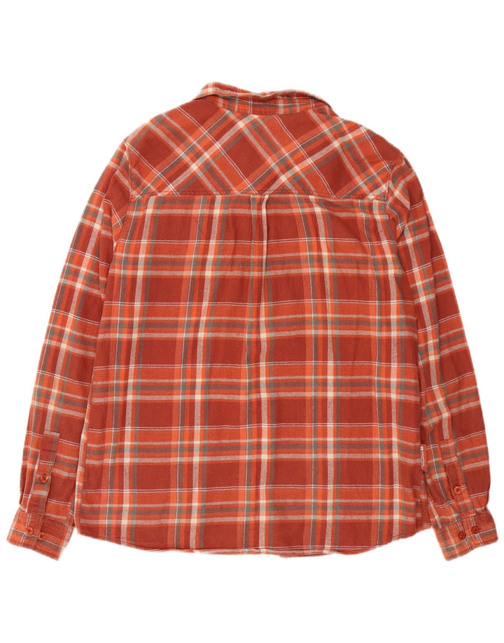 MOUNTAIN WAREHOUSE Herre flannelskjorte Stor rød ternet bomuld