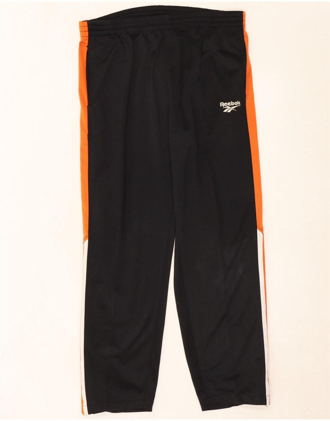 Reebok Træningsdragt bukser til mænd Large Black Colourblock Polyester