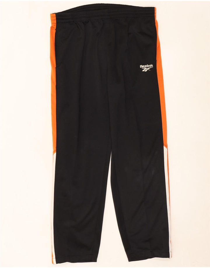 Reebok Træningsdragt bukser til mænd Large Black Colourblock Polyester