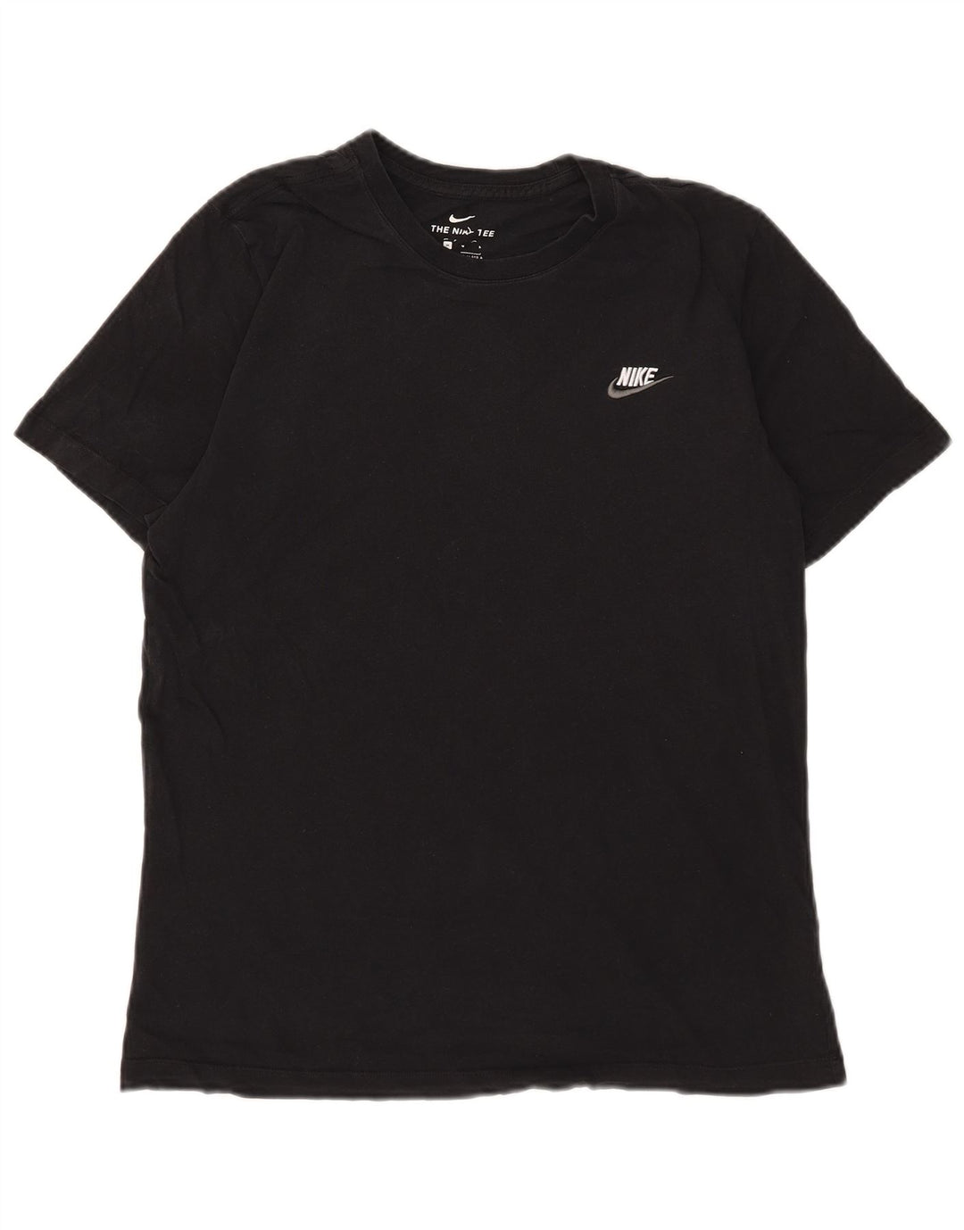 Nike Herre grafisk T-shirt Top Medium Sort Bomuld