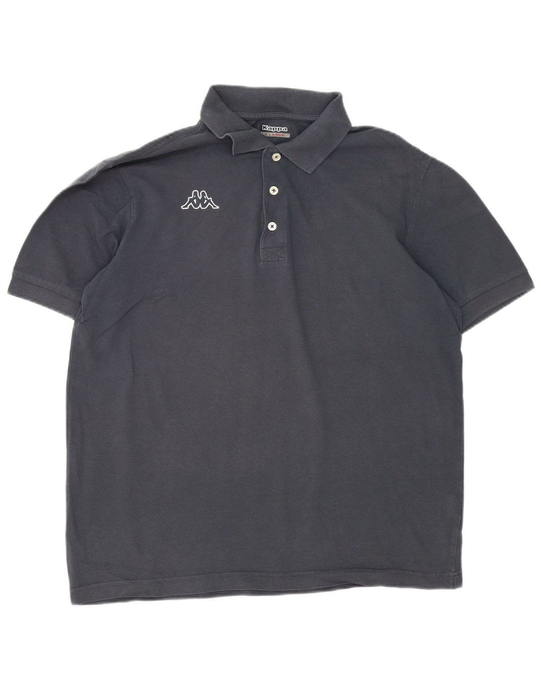 Kappa herre poloshirt XL grå bomuld