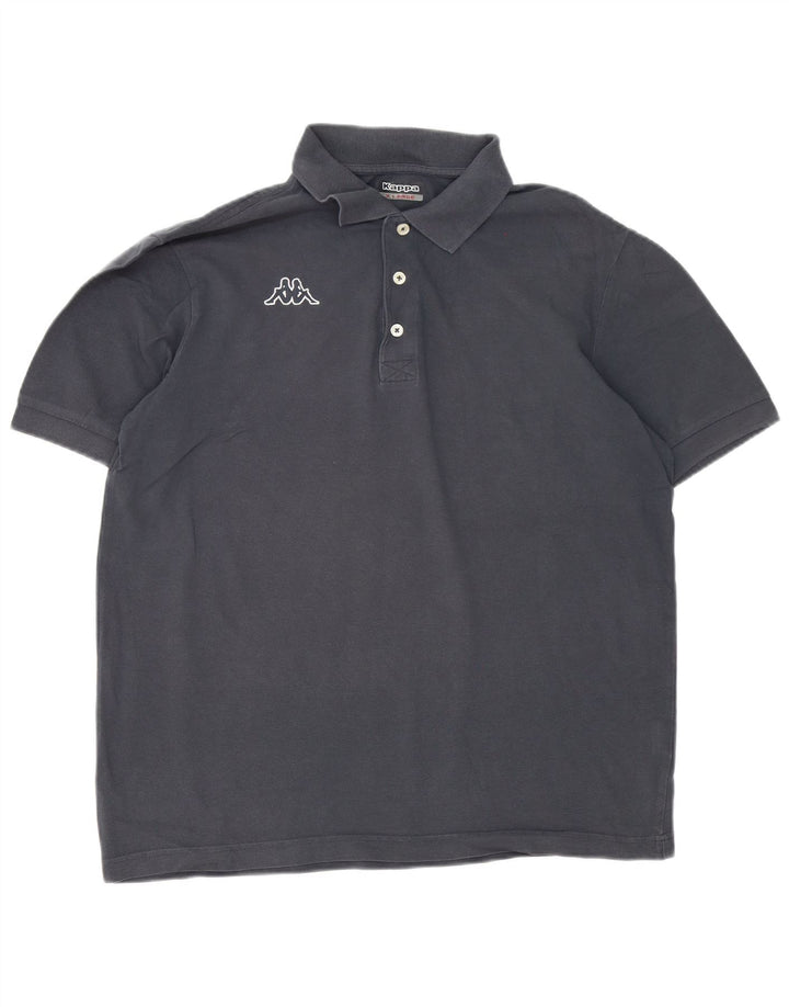 Kappa herre poloshirt XL grå bomuld