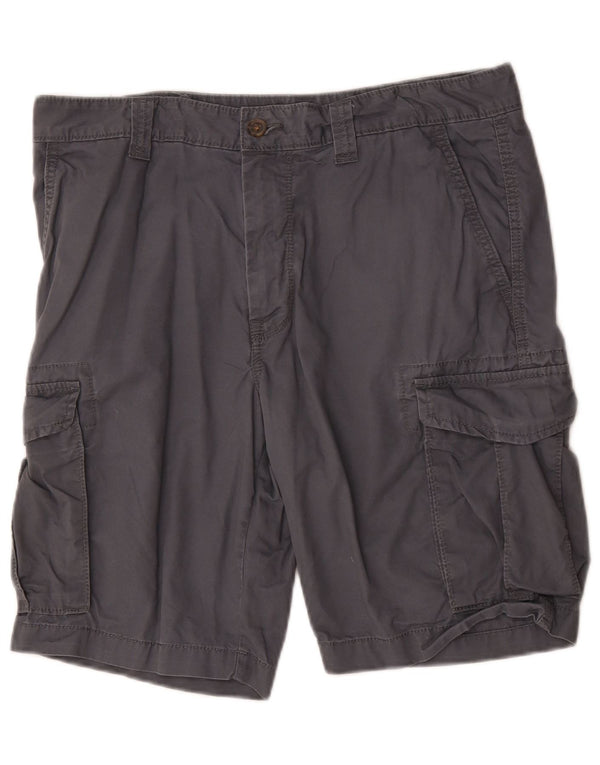 Marks & Spencer Herre Cargo Shorts W34 Large Grå Bomuld