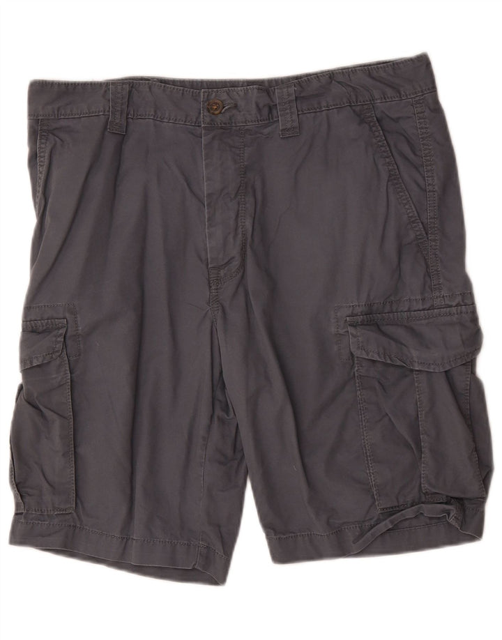 Marks & Spencer Herre Cargo Shorts W34 Large Grå Bomuld