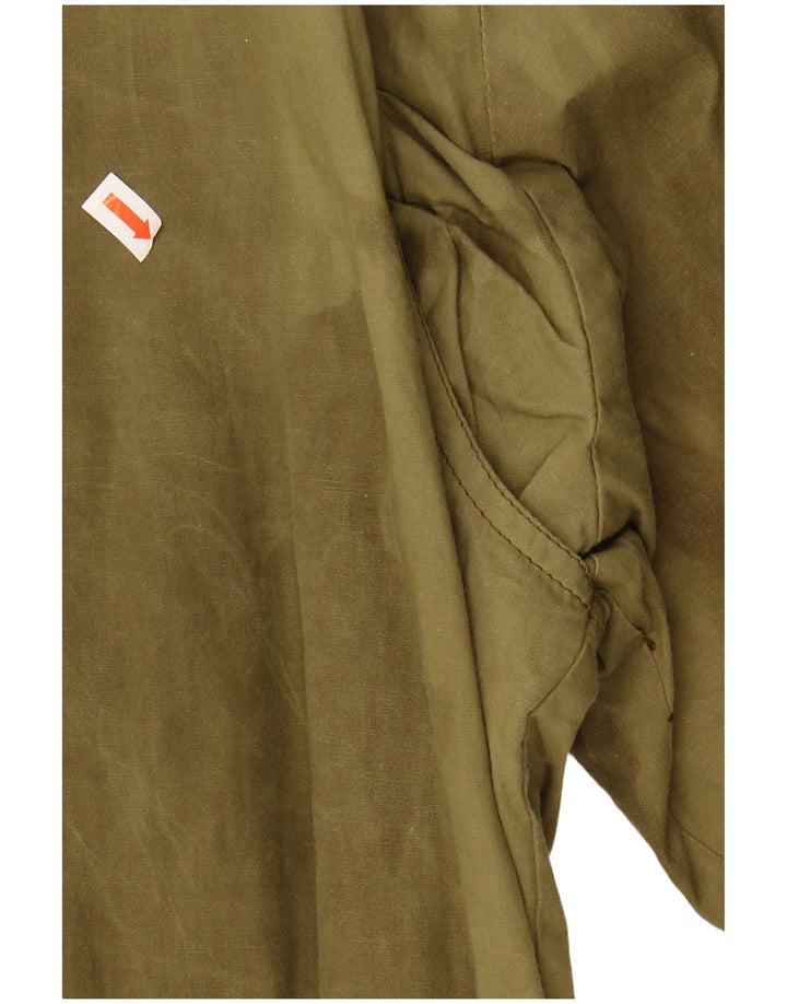 VINTAGE Mens Military Jacket UK 38 Medium Khaki