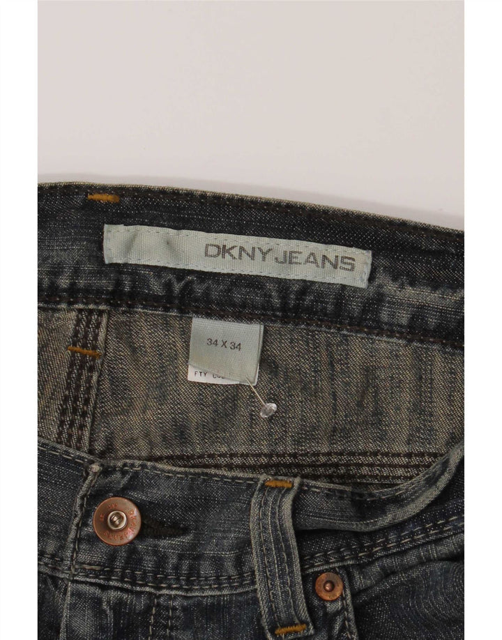 Dkny Herre Straight Jeans W34 L34 Blå Bomuld