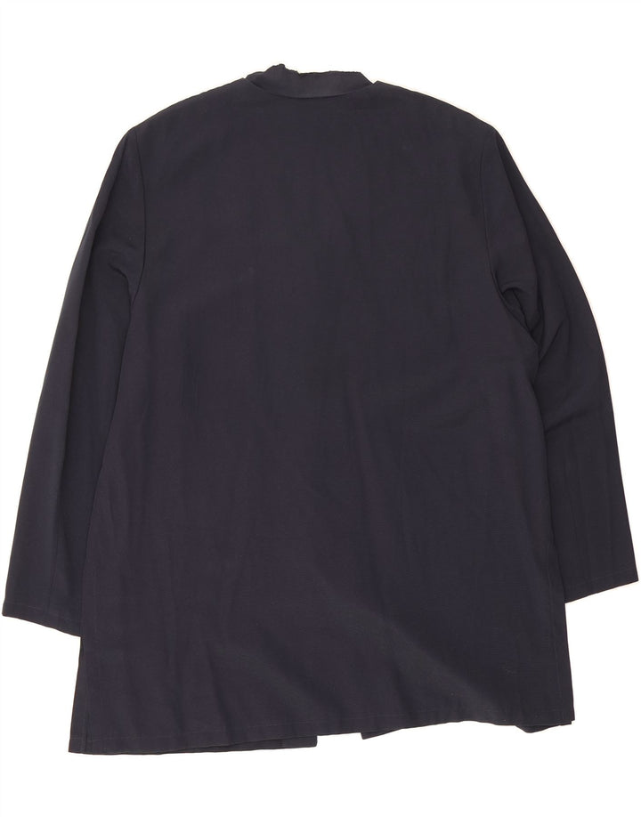 VINTAGE Womens Cardigan Top UK 18 XL Navy Blue Vintage Vintage and Second-Hand Vintage from Messina Hembry 