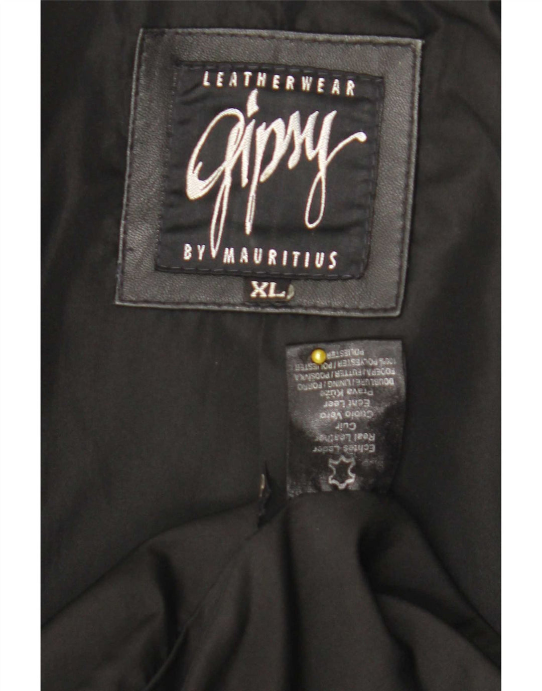Gipsy by Mauritius Herre 3-knaps blazerjakke UK 42 XL Sort