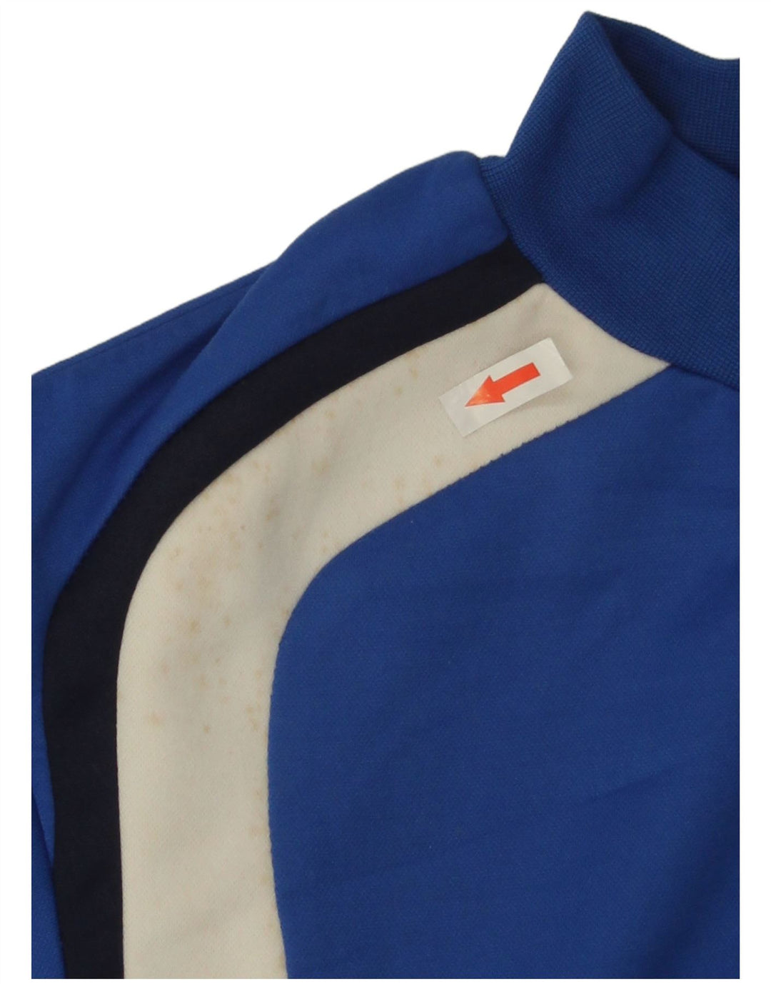 Diadora Herre Sweatshirt Jumper Small Blue Colourblock Polyester