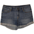 MOSSIMO Womens Mid Rise Denim Shorts US 8 Medium W32  Blue Cotton Vintage Mossimo and Second-Hand Mossimo from Messina Hembry 