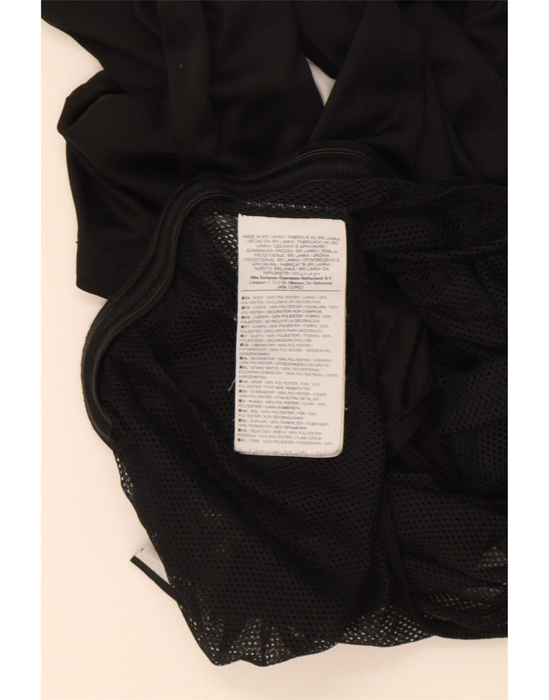 Nike Dri Fit sportsshorts til mænd Small Black Colourblock Polyester