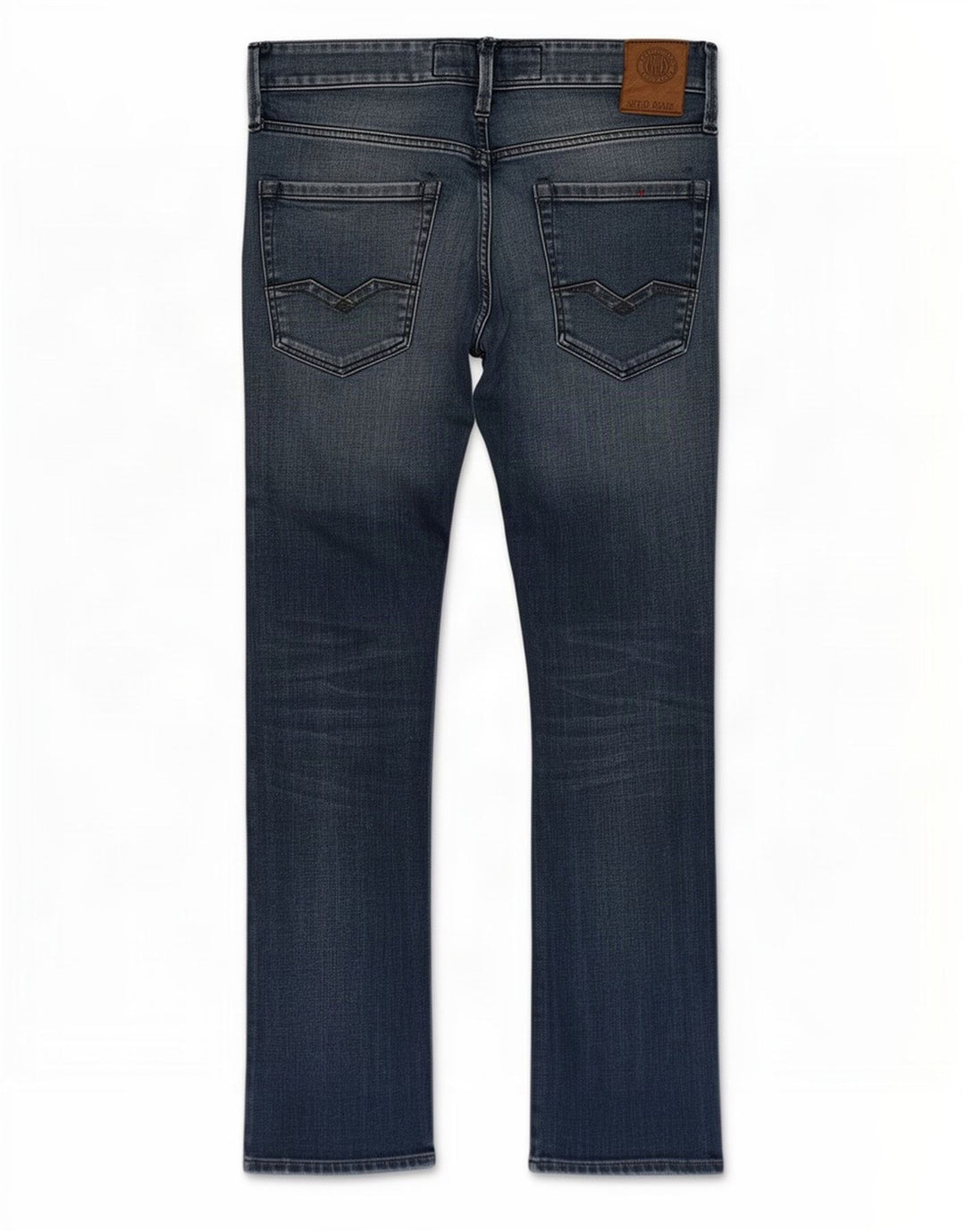 Replay Herre Waitom Straight Jeans W31 L30 Blå Bomuld