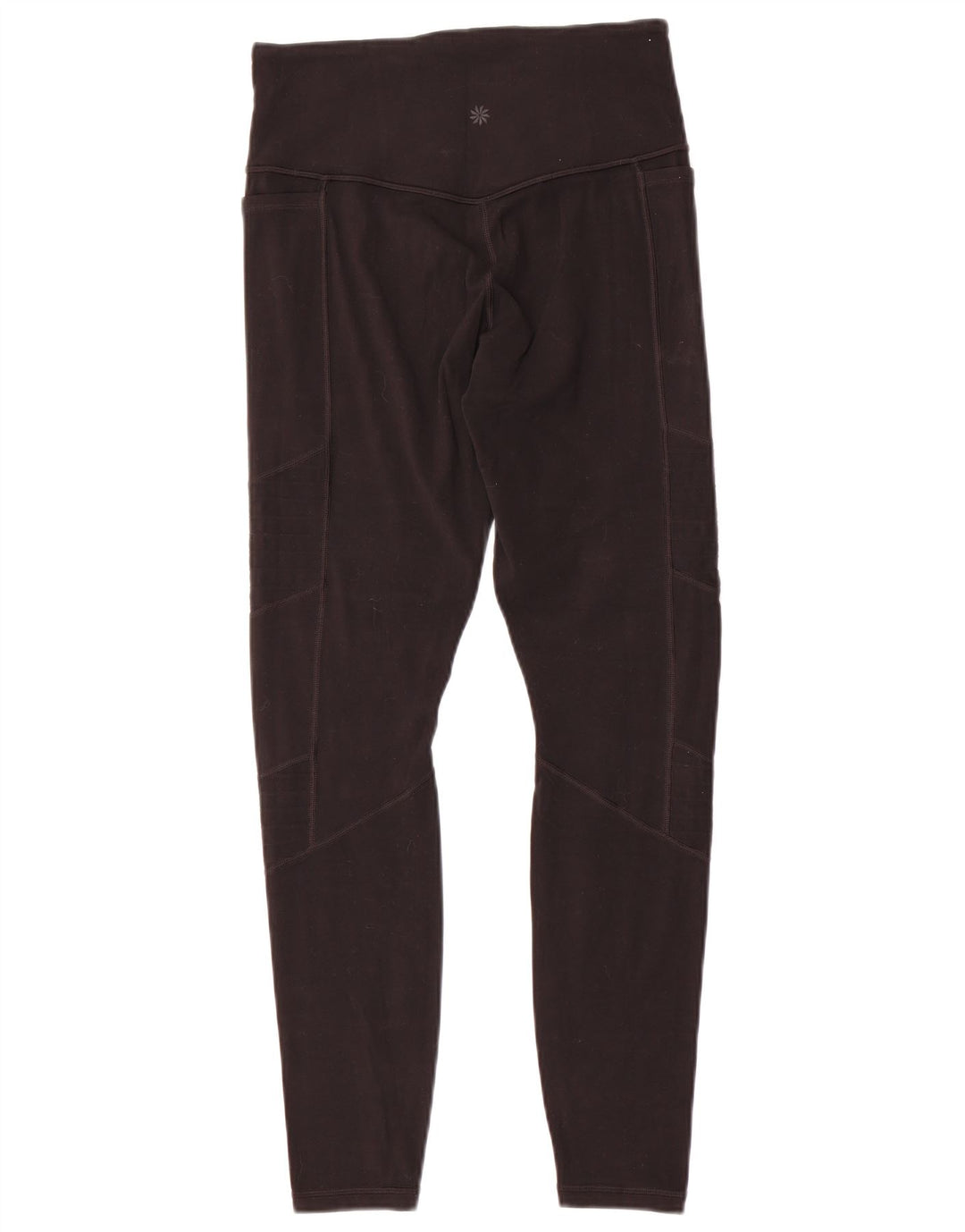 ATHLETA Womens Leggings UK 10 Small Black Nylon