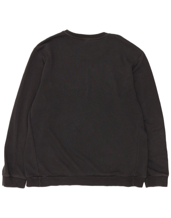 Adidas Herre Graphic Regular Fit Sweatshirt Jumper XL Sort Bomuld