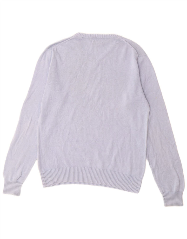 POLO RALPH LAUREN Drenge V-hals sweater 13-14 år XL Blå Bomuld