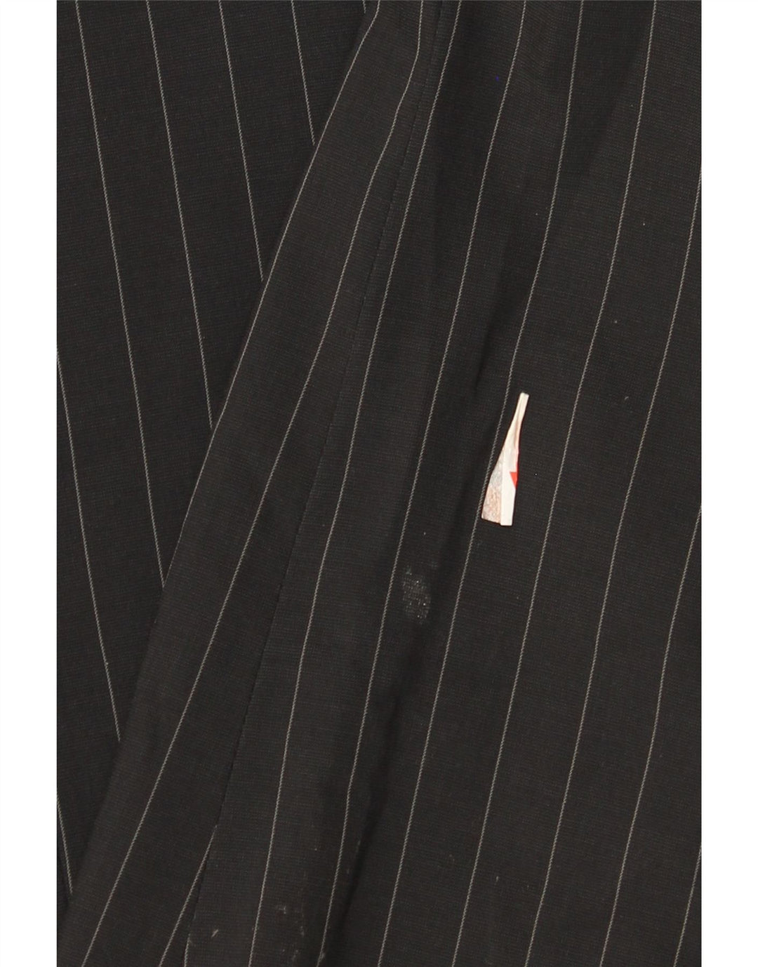 Armani Collezioni Herre 3-knaps blazerjakke IT 52 Stor sort nålestribe