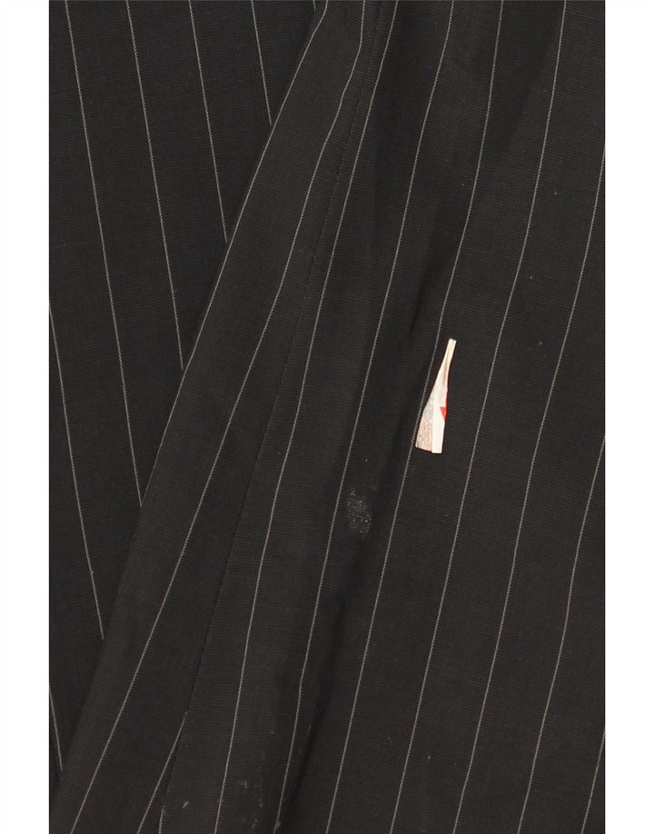 Armani Collezioni Herre 3-knaps blazerjakke IT 52 Stor sort nålestribe