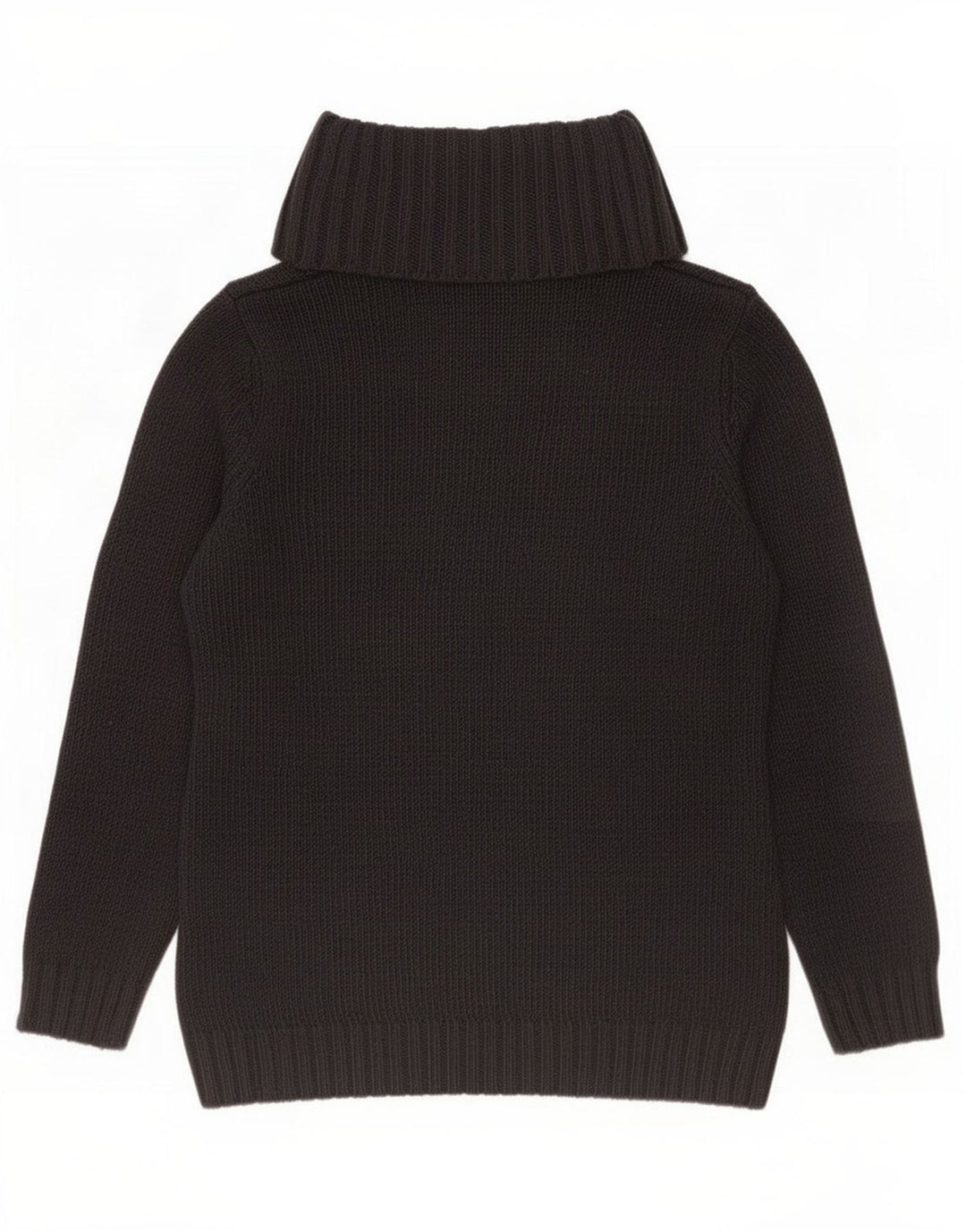 Canda Dame Roll Neck Jumper Sweater UK 14 Medium Sort Akryl