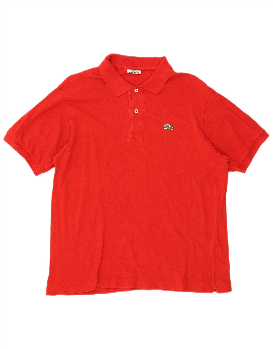 Lacoste Herre Polo Shirt Str. 5 Large Rød