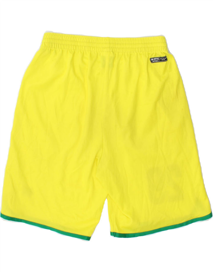 ERREA Mens Graphic Sport Shorts Small  Yellow Vintage Errea and Second-Hand Errea from Messina Hembry 