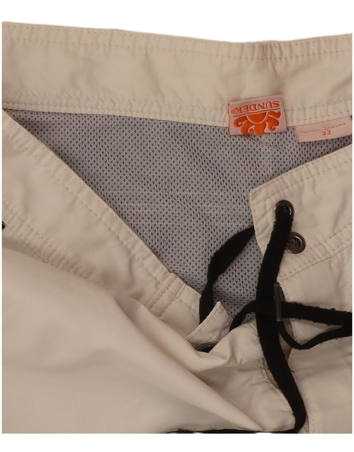 Sundek Herre svømmeshorts Medium Sort Colourblock