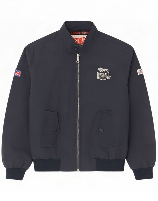 Lonsdale Boys Bomber Jacket 15-16 år 3XL Navy Blue Cotton