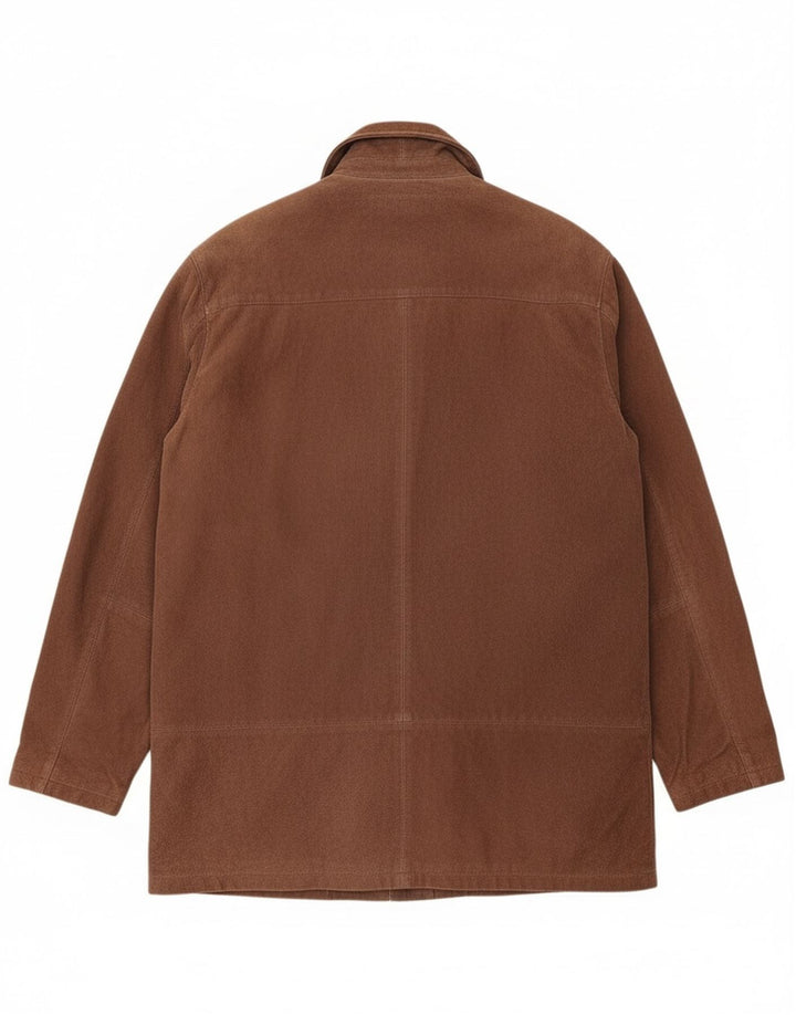 Torelli herre ruskindsjakke UK 42 XL brunt læder